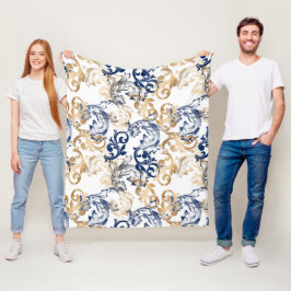 Baroque-Style Retro Classic Pattern  Fleecefilt