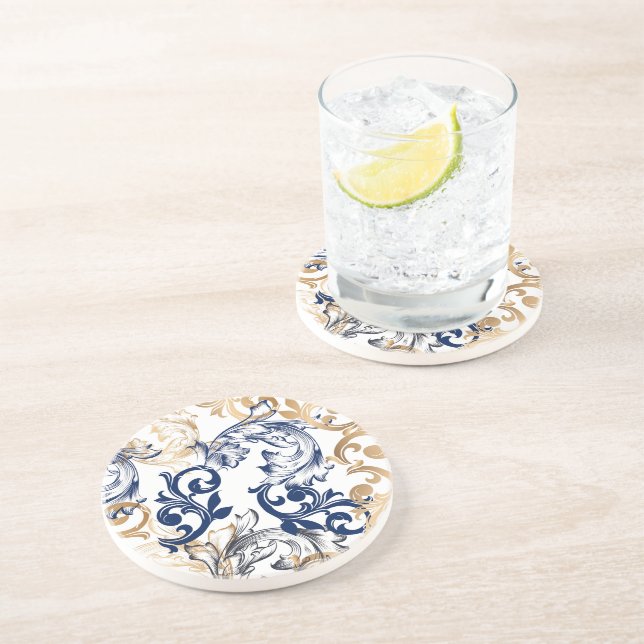 Baroque-Style Retro Classic Pattern  Underlägg (Sidan)