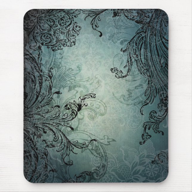 Baroque Swirls Mousepad Musmatta (Framsidan)