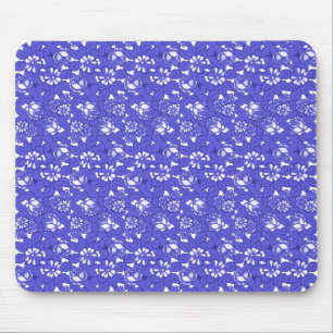 Baroque tapet - Blue Flower Mönster Musmatta