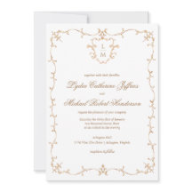 Baroque Vapensköld | Monogram Bröllop