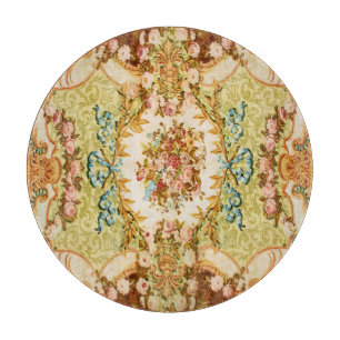 Baroque Victorian blommigt tapestry