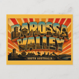 Barossa Valley South Australia Historiska Landmärk Vykort