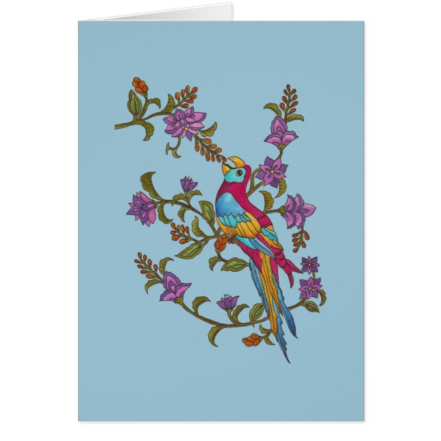 Bärpapegoja Hälsningskort (Framsidan)