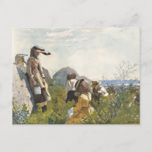 Bärplockerskor Winslow Homer Vykort
