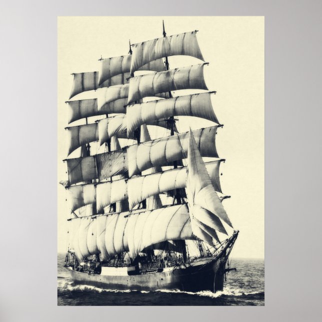Barque Pamir Poster (Framsidan)
