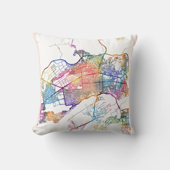 Barquisimeto Venezuela City Map Kudde (Framsida)