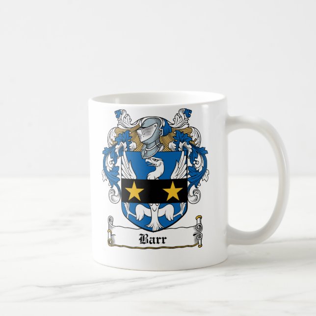 Barr familjvapensköld kaffemugg (Höger)