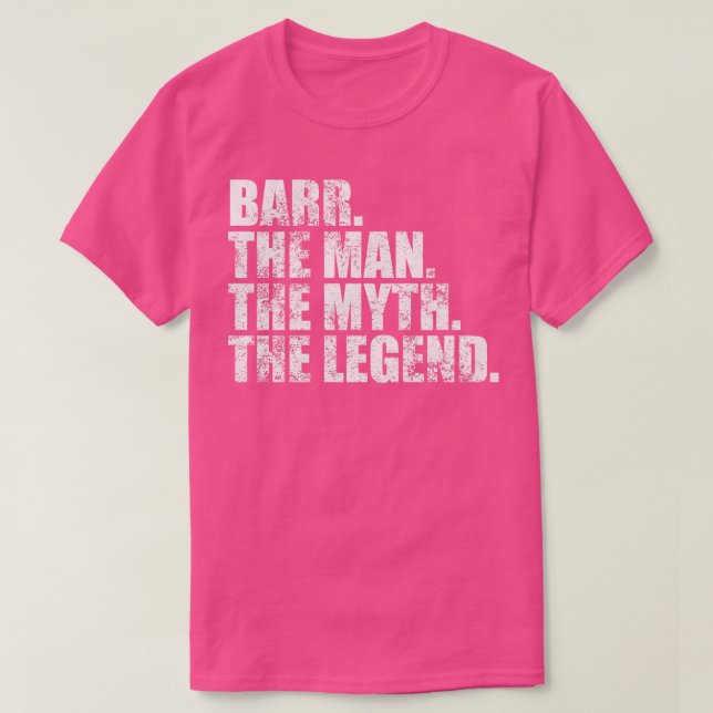 Barr Family namn Barr efternamn Barr efternamn B T Shirt (Design framsida)