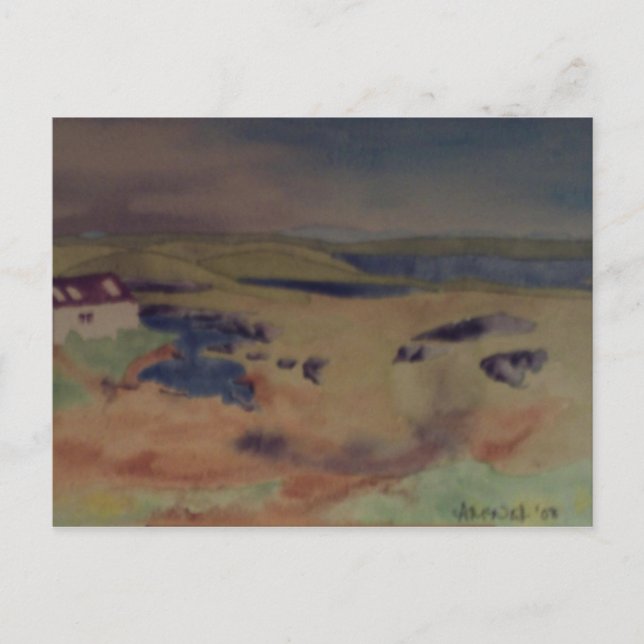 Barra, yttre hebrider vykort (Framsida)