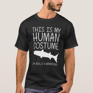 Barracuda Easy Halloween Human Costume Marine Fish T Shirt