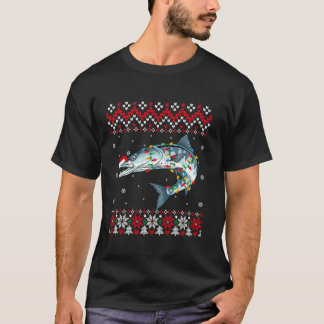 Barracuda Fish Santa Hat Manar Women Kids Ugly Chr T Shirt