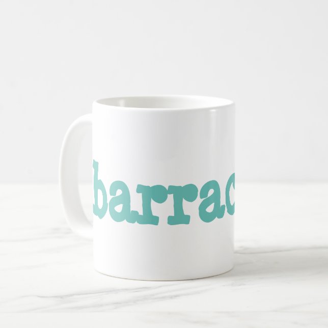 barracuda kaffemugg (Framsida vänster)