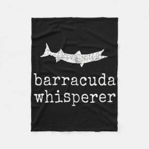 Barracuda Viskare Rolig Barracuda Fiske Fleecefilt
