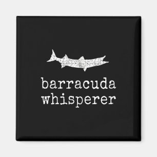 Barracuda Viskare Rolig Barracuda Fiske Magnet