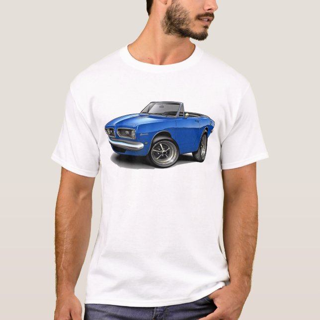 Barracudablåttcabriolet 1967-69 t-shirt (Framsida)