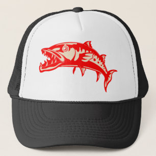 Barracudafisk #6 truckerkeps
