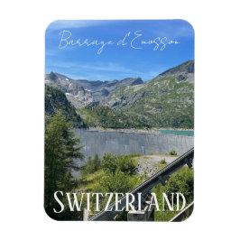 barrage d'Emosson, Schweiz, damm, berg Magnet