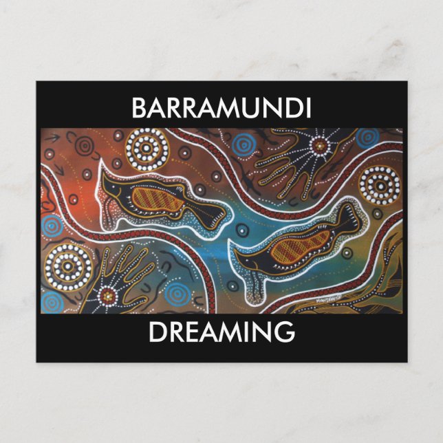 Barramundi Dreaming Vykort (Framsida)
