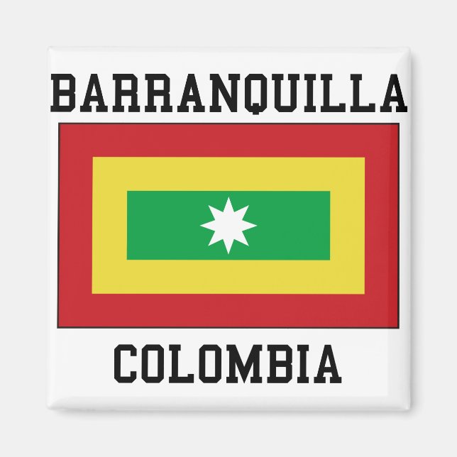 Barranquilla, Colombia Magnet (Framsidan)