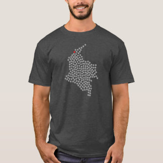 Barranquilla röda Colombia pricker Tee