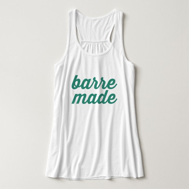 BARRE gjord bästa | BARREgenomkörare Linne Med Racerback (Design framsida)