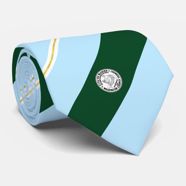 Barre (Vermont) City flagga Neck Tie Slips (Rullad)