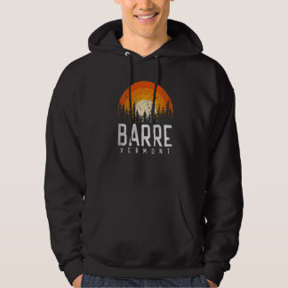 Barre Vermont V Vintage 70-tal 80-tal 90-tal Retro Hoodie