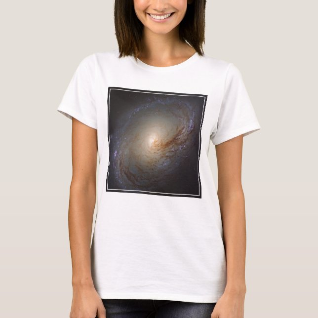 Barred Lenticular Galaxy Ngc 3368 T Shirt (Framsida)
