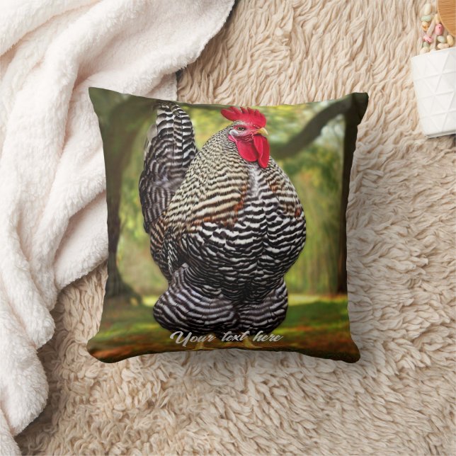 Barred Plymouth Sten Tupp Kudde (Filt)