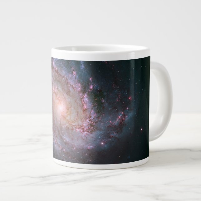 Barred Spiral Galaxy Messier 83.2 Jumbo Mugg (Framsida höger)