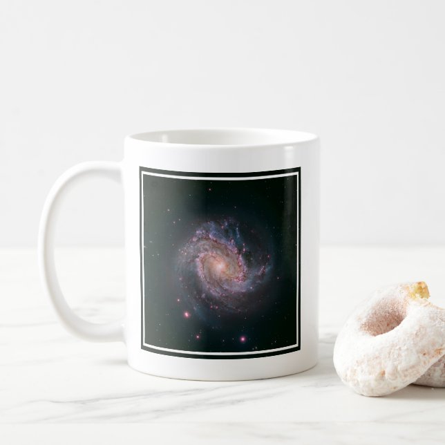 Barred Spiral Galaxy Messier 83.2 Kaffemugg (Med munk)