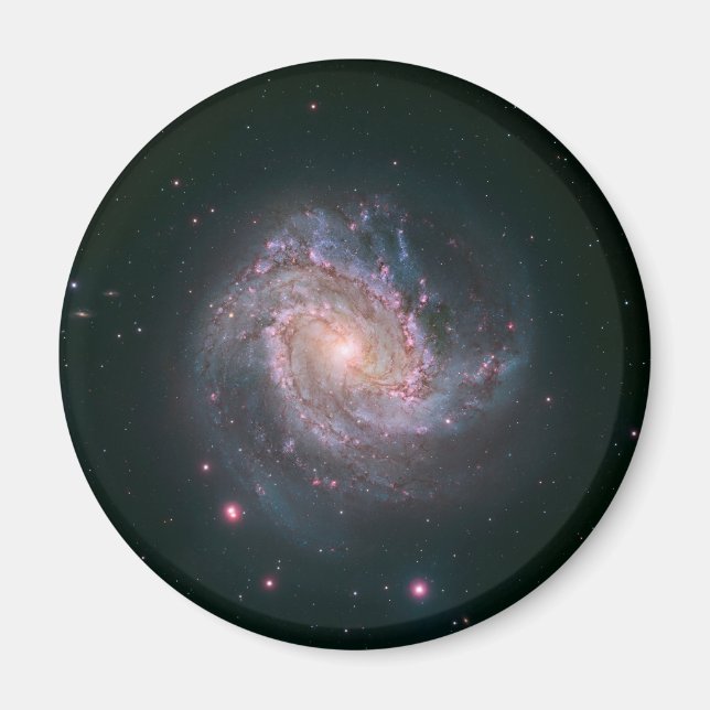 Barred Spiral Galaxy Messier 83.2 Magnet (Framsidan)