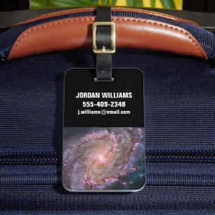 Barred Spiral Galaxy Messier 83. Bagagebricka