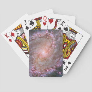 Barred Spiral Galaxy Messier 83. Casinokort
