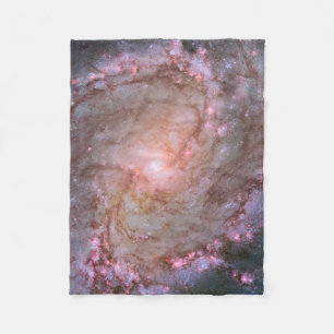 Barred Spiral Galaxy Messier 83. Fleecefilt