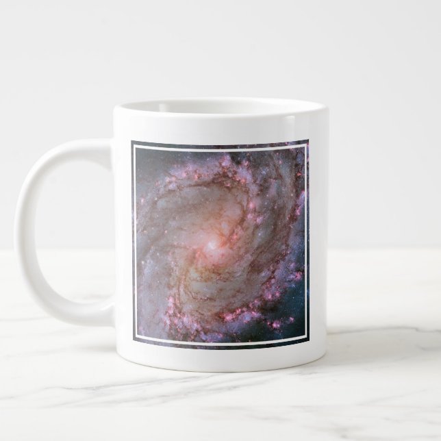 Barred Spiral Galaxy Messier 83. Jumbo Mugg (Vänster)