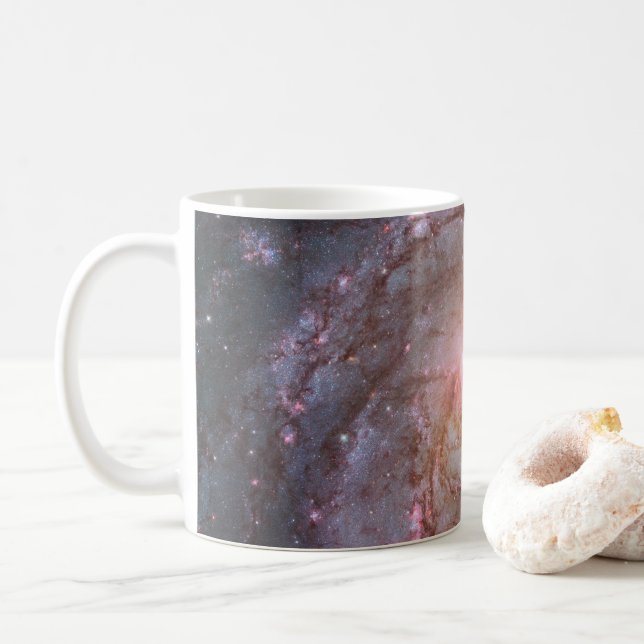 Barred Spiral Galaxy Messier 83. Kaffemugg (Med munk)