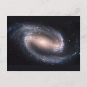 Barred Spiral Galaxy NGC 1300. Original från NASA Vykort
