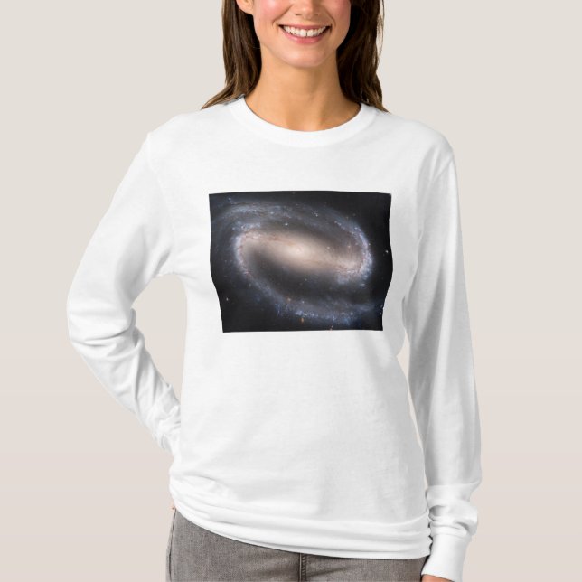 Barred Spiral Galaxy NGC 1300 Tee Shirt (Framsida)