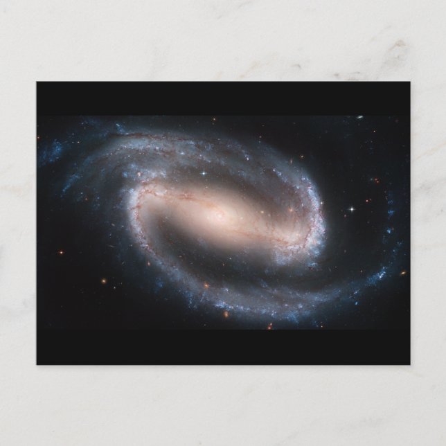 Barred spiral galaxy NGC 1300 Vykort (Framsida)