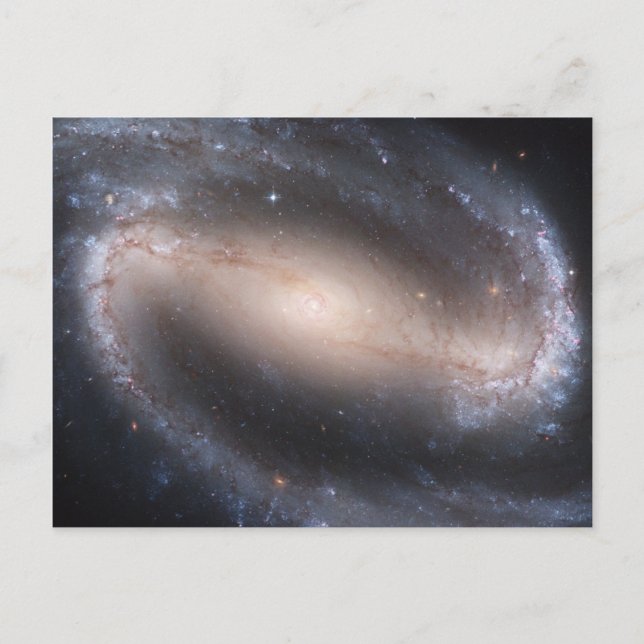 Barred Spiral Galaxy Vykort (Framsida)