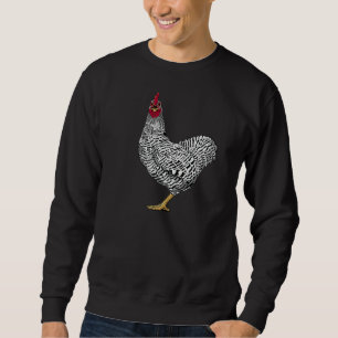 Barred Sten Chicken Lång Ärmad Tröja