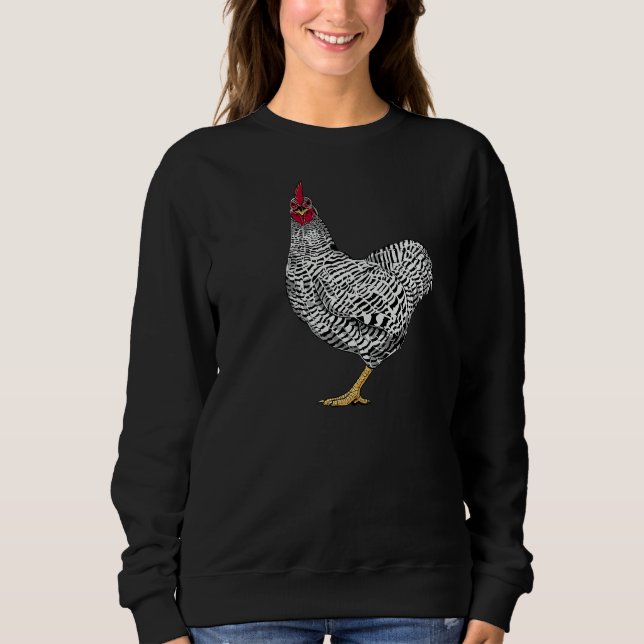 Barred Sten Chicken T Shirt (Framsida)