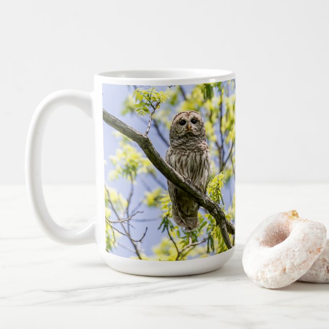 Barred Uggla Kaffemugg (Med munk)