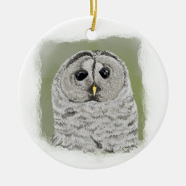 Barred Uggla Ornament