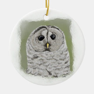 Barred Uggla Ornament