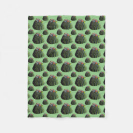 Barrel Cactus Fleece Blanket