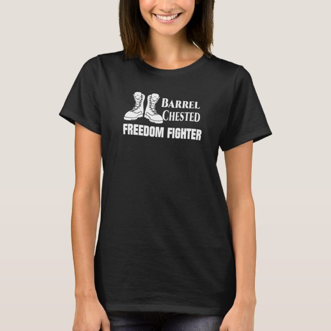Barrel Chsted Freedom Fighter Merch Floribama T Shirt (Framsida)