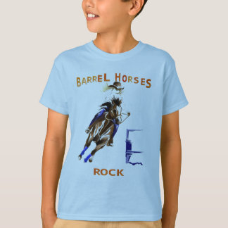 Barrel Horses Sten Shirts T-shirt